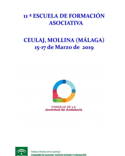 XI ESCUELA DE FORMACIÓN  ASOCIATIVA PARA JÓVENES